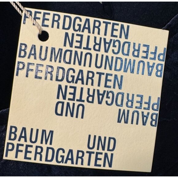 Baum Und Pferdgarten Dress Navy Blue Keyhole Accents Women's EU40 U.S Size 8 - Picture 5 of 7